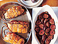 Double Duck Breasts with Baked Figs