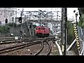 2010年7月18日、西条駅を発車するEF67電気機関車1号機