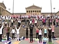 Yoga For a Good Cause at Philly’s Art Museum