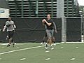 Raw Video: Saints Players Practice At Tulane