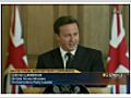 Prime Minister Cameron News Conference on Libya and Greece