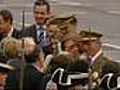 El Rey preside el desfile militar de la Fiesta Nacional