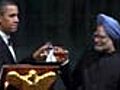 Dr Singh gets a grand welcome to the White House