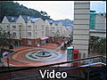Video clip of the courtyard by our housing - Seoul, Korea Rep.