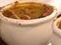 Savory French onion soup