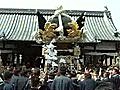 住吉神社　北条節句祭　本宮　東高室　御旅所　屋台差し上げ