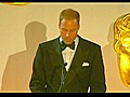 William makes Colin Firth gag in Hollywood speech