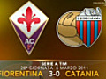 Fiorentina-Catania 3-0