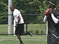 Vick,  Eagles Teammates Workout Anyway