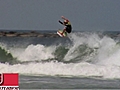 Gorkin goes off in small surf