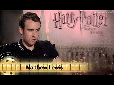 Matthew Lewis el nuevo héroe en Harry Potter