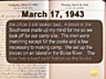 Lt. Reichard’s WWII Diary - March 17,  1943