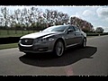 Tracking footage of the all new Jaguar XJ