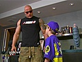 WWE Monday Night Raw - Dwayne “The Rock” Johnson Has a Heart–to-heart with John Cena