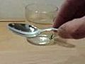Gallium Spoon Melts Away