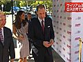 イギリスのウィリアム王子夫妻、アメリカ・ロサンゼルスを訪問　熱烈な歓迎受ける