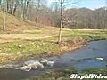 Pole Vaulting A Creek