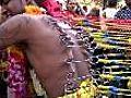 Hindu festival goers get hooked
