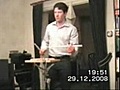 Veit - Johannes Storz improvised Snare Solo on the legendary selfmade Pad 2008