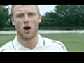 Flintoff shows off his Koala box busting skills!