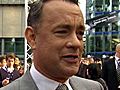 Tom Hanks feiert in Berlin neuen Film