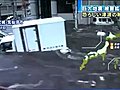 Ground Level Footage of 2011 Japanese Tsunami