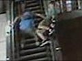 VIDEO: Teenager survives escalator fall