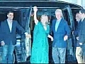 Clinton’s arrive at NY mansion ahead of daughters wedding