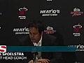 Heat coach Erik Spoelstra post-game interview