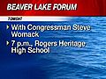 Womack In Rogers To Talk Beaver Lake Issues