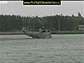 Canada tour - Prince William lands helicopter on water!