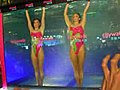 O CIRQUE DU CITYWALK - Synchronized Swimming (Front View)