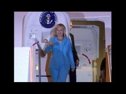 Clinton arrives in Athens,  Greece