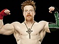 Kevin Eck with WWE Superstar Sheamus