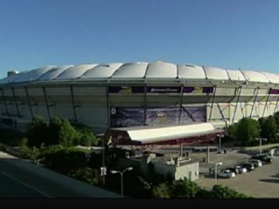 Watch The Metrodome Re-Inflate