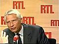 Dominique de Villepin sur RTL : 