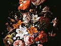 Women in Art: Flowers in a Glass Vase by Rachel Ruysch