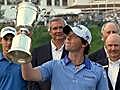 Sunday: US Open Trophy Presentation