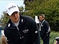 Rory McIlroy practises for the British Open