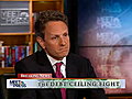 NBC Meet the Press - Geithner Explains What Really Happens On aug. 2