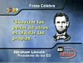 Lincoln Frases