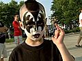 Fans Gather To See KISS