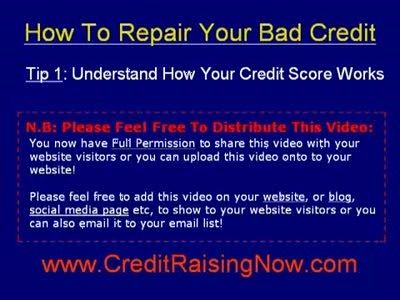 27 Ways To Repair Your Bad Credit