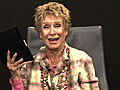 Cloris Leachman sings during interview