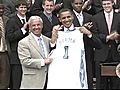 Obama hosts UNC at White House