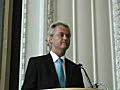 Geert Wilders addresses the Danish Parliament