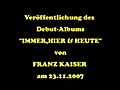 FRANZ KAISER..... 23.11.2007