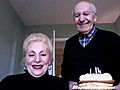 Old Couple Waits For Birthday Picture