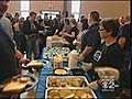 Hundreds Attend Spaghetti Dinner For Injured Officer