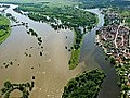 Hochwasserpegel an der Oder steigt